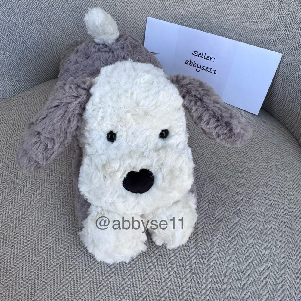 Jellycat Tumblie Sheep Dog - Authentic - Brand New With Tags - Fast Ship